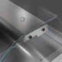 Espositore Refrigerato - Modello NPR - Lunghezza 1520mm - Vetri Curvi