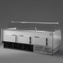 Espositore Refrigerato - Modello NPR - Lunghezza 2480mm - Vetri Curvi