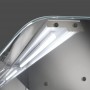 Espositore Neutro - Modello NPR - Lunghezza 2480mm - Vetri Curvi