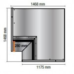 Espositore Refrigerato - Modello NPR - Angolo Aperto - Self Service