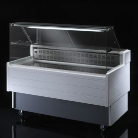 Espositore Refrigerato - Modello KBK - Lunghezza 2500mm - Vetri Dritti
