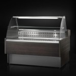 Espositore Neutro - Modello KBK - Lunghezza 1540mm - Vetri Curvi