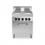 Cucina elettrica, 4 piastre quadre, su Forno