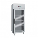 Armadio Refrigerato Ventilato GN2/1 - Porta a Vetri - 650 Litri [-2 +8C°]