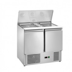 Saladette Refrigrata Statica - 2 Porte - 2 GN1/1 + 3 GN1/6