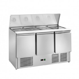 Saladette Refrigrata Statica - 3 Porte - 4 GN1/1