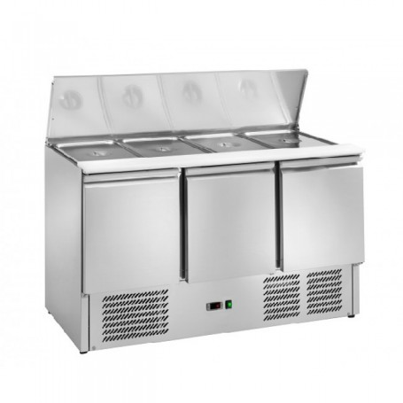 Saladette Refrigrata Statica - 3 Porte - 4 GN1/1