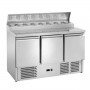 Saladette Refrigrata Statica - 3 Porte - 8 x GN1/6