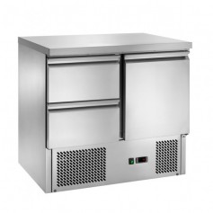 Saladette Refrigrata Statica - 1 Porta - 2 Cassetti