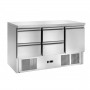 Saladette Refrigrata Statica - 1 porta - 4 Cassetti