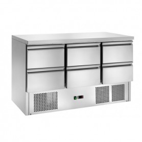 Saladette Refrigrata Statica - 6 Cassetti