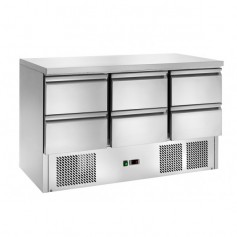 Saladette Refrigrata Statica - 6 Cassetti