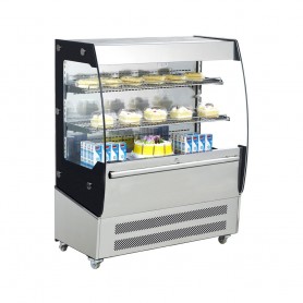 Espositore Refrigerato Murale [+2 +10C°] - 2 Ripiani Larghi