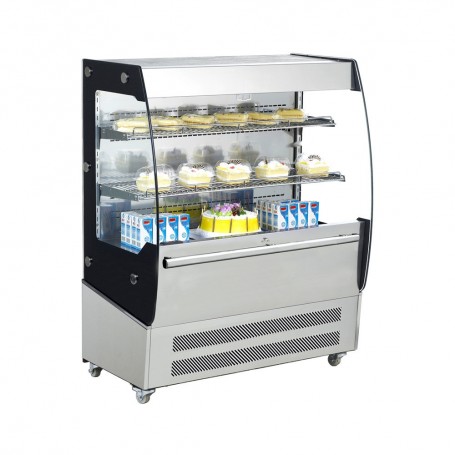 Espositore Refrigerato Murale [+2 +10C°] - 2 Ripiani Larghi