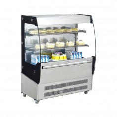 Espositore Refrigerato Murale [+2 +10C°] - 2 Ripiani Larghi