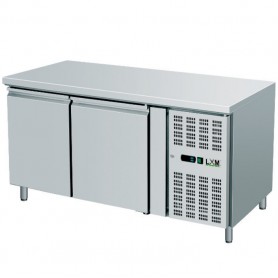 Tavolo Refrigerato Ventilato - 60x40 - Due Porte [-2 +8 C°]
