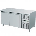 Tavolo Refrigerato Ventilato - 60x40 - Due Porte [-2 +8 C°]