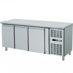 Tavolo Refrigerato Ventilato - 60x40 - Tre Porte [-2 +8 C°]