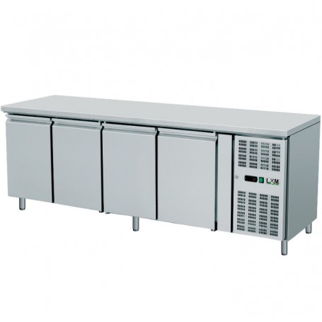 Tavolo Refrigerato Ventilato - 33x43 - Quattro Porte [-2 +8 C°]
