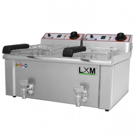 Friggitrice Elettrica - Modello FBR 13 + 13 Litri