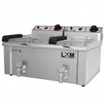 Friggitrice Elettrica - Modello 13 + 13 Litri