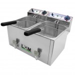 Friggitrice elettrica - 8+8 LT
