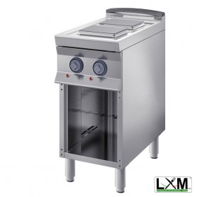 Cucina Professionale Elettrica - 2 Piastre 300x300 mm - 8 KW - A Giorno