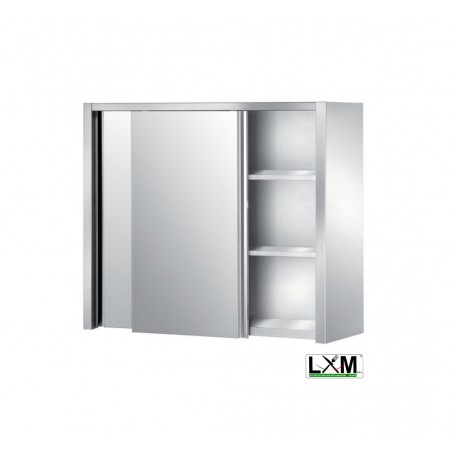 Armadio pensile 2 ripiani con porte scorrevoli larghezza da 100 cm fino a 130 cm