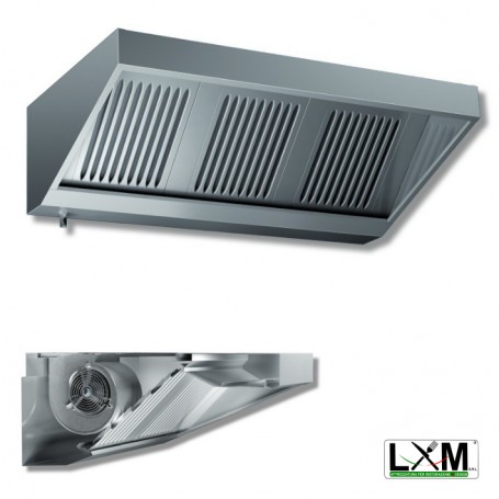Cappe a parete SNACK complete di filtri a labirinto prof 70 cm con motore a bordo