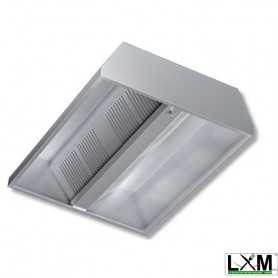 Cappe centrali complete di filtri a labirinto prof 120 cm