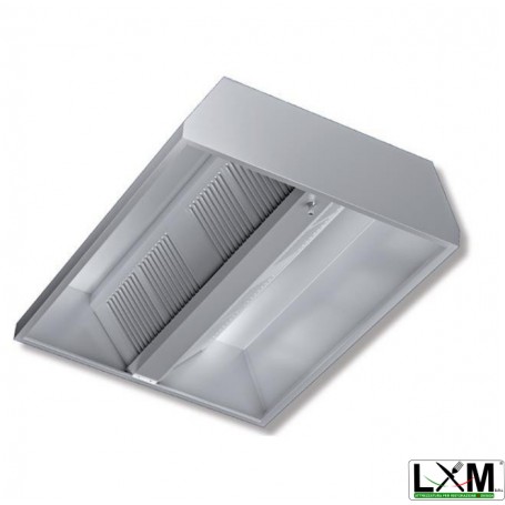 Cappe centrali complete di filtri a labirinto prof 150 cm