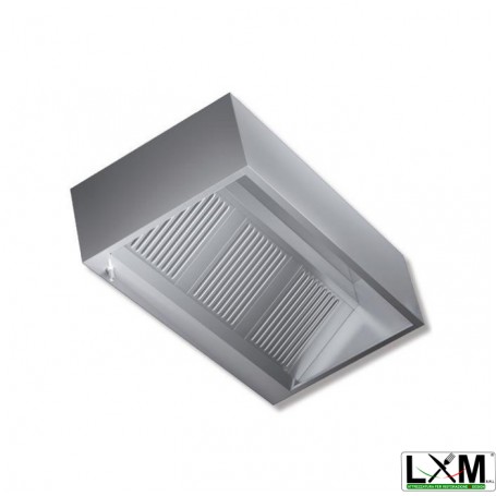 Cappe a parete CUBICHE complete di filtri a labirinto prof 110 cm