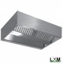 Cappe centrali CUBICHE complete di filtri a labirinto prof 180 cm