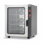 Forno convezione 10 teglie con umidificatore porta a bandiera