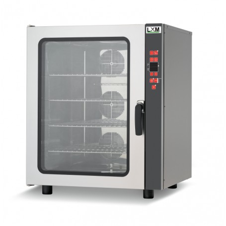 Forno convezione 10 teglie con umidificatore porta a bandiera