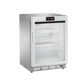 Espositore Refrigerato Statico Digitale - INOX | +2 +8 C° | 140 Litri