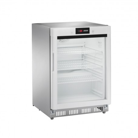 Espositore Refrigerato Statico Digitale - INOX | +2 +8 C° | 140 Litri