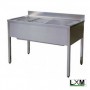 Lavapentole su gambe con griglia scorrevole - 1000x600x900h mm