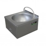 Lavamani Temporizzato in acciaio inox - 30x31.5x17h cm