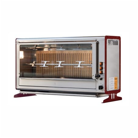 Girrarosto Verticale - Gas / Elettrico - 3 Aste da 960 mm