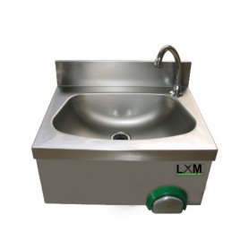 Lavamani Temporizzato in acciaio inox - 40x40x33.5h cm