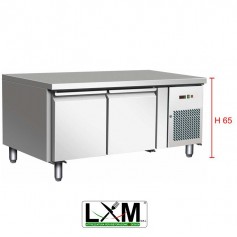 Tavolo Refrigerato Ventilato - GN 1/1 - Due Porte [-2 +8 C°] - Altezza Ridotta
