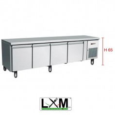 Tavolo Refrigerato Ventilato - GN 1/1 - Quattro Porte [-2 +8 C°] - Altezza Ridotta