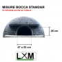 Forno a legna artigianale per pizzeria - Camera interna 150x150 cm