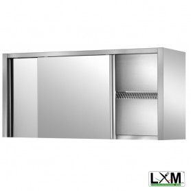 Armadio pensile con scolapiatti con porte scorrevoli larghezza ad 100 cm fino a 190 cm