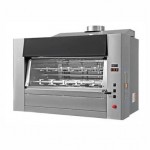 Girarrosto Planetario - a Legna - 6 Aste da mm 910 - 30 Polli