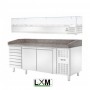 Ripiano in Granito per Banco Pizza - 1472x800x180h mm