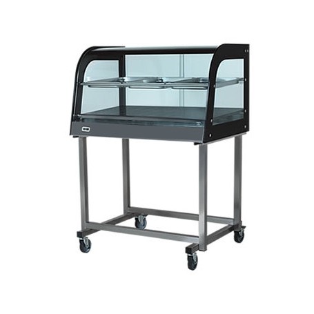 Termovetrina - Vetri Curvi - Con Carrello - 120x53x140 cm