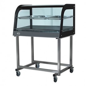 Termovetrina - Vetri Curvi - Con Carrello - 150x70x140 cm
