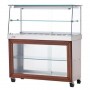 Banchetto Caldo - Vetri Dritti - Modello Aperto - 130x53x135 cm